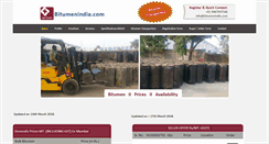 Desktop Screenshot of bitumenindia.com