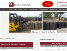 Tablet Screenshot of bitumenindia.com